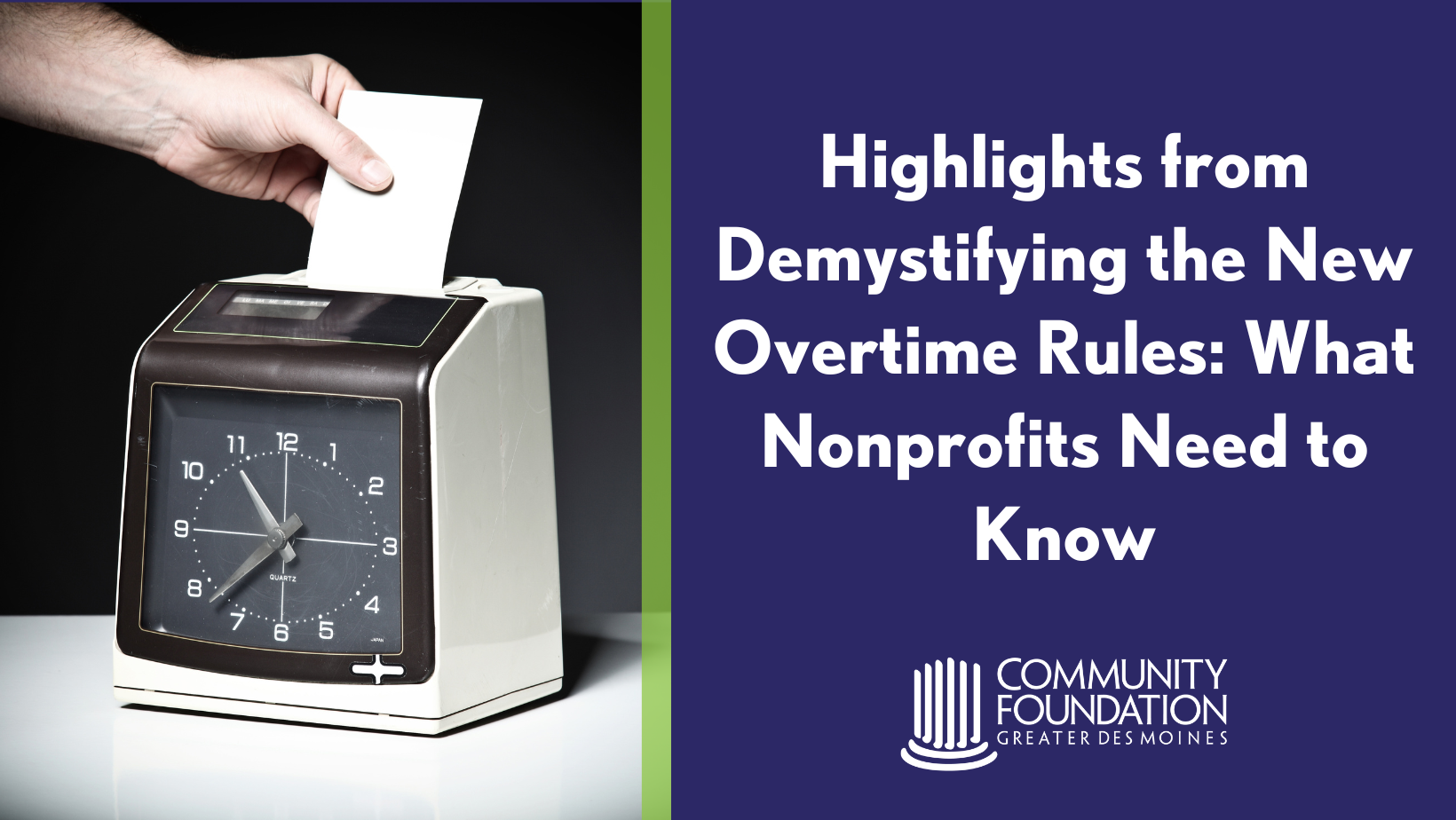 Demystifying the New Overtime Rules What Nonprofits Need to Know